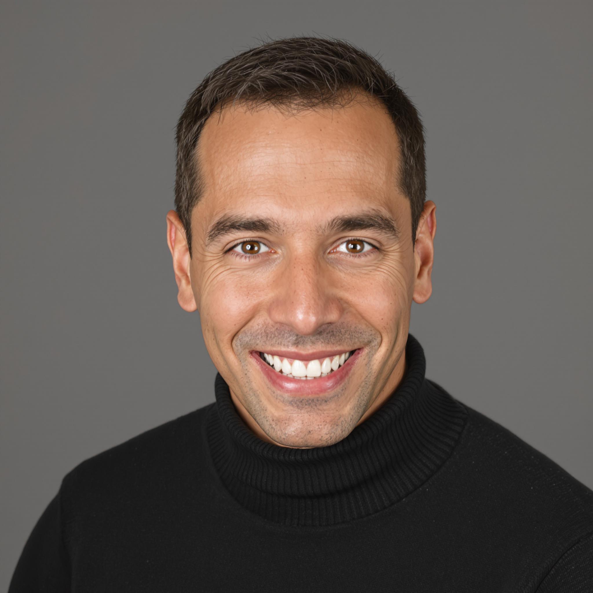 Black Turtleneck Sweater