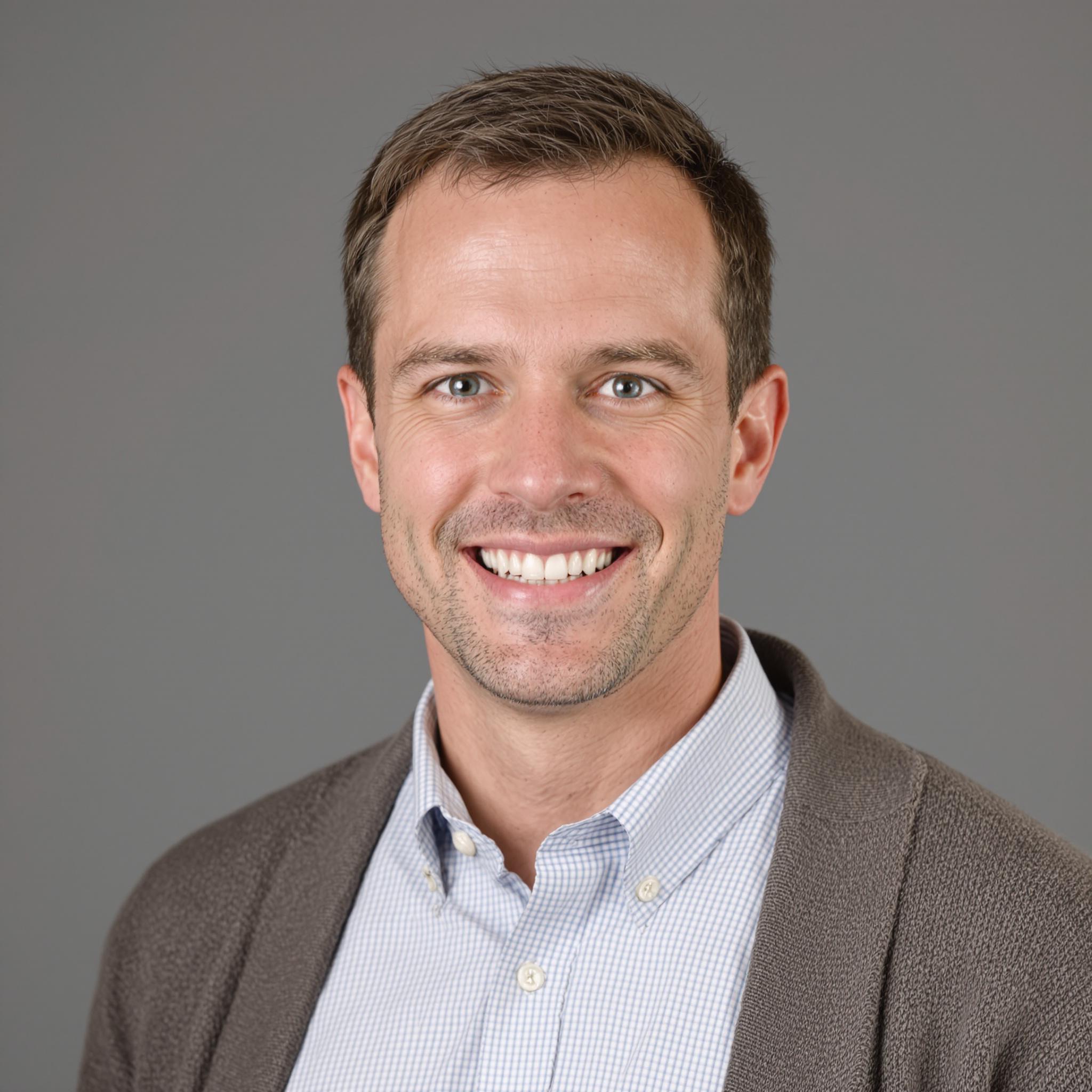 Shirt with Unbuttoned Cardigan