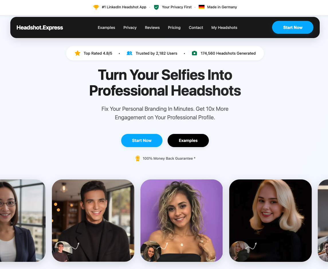 AI Headshot Generator for LinkedIn Profile Picture