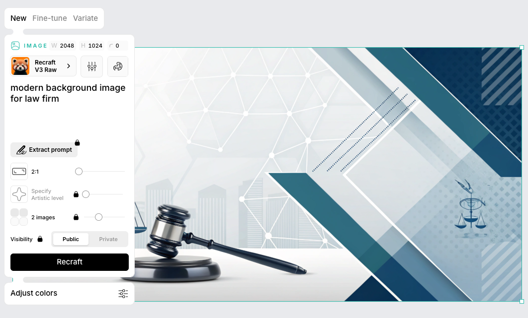 Recraft AI LinkedIn Banner Generator